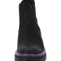 Palado Natlee, Chelsea Boots, Damen, Schwarz/Lila