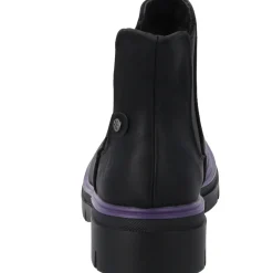 Palado Natlee, Chelsea Boots, Damen, Schwarz/Lila