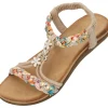 Palado Ninralla, Riemchensandalen, Damen, Beige