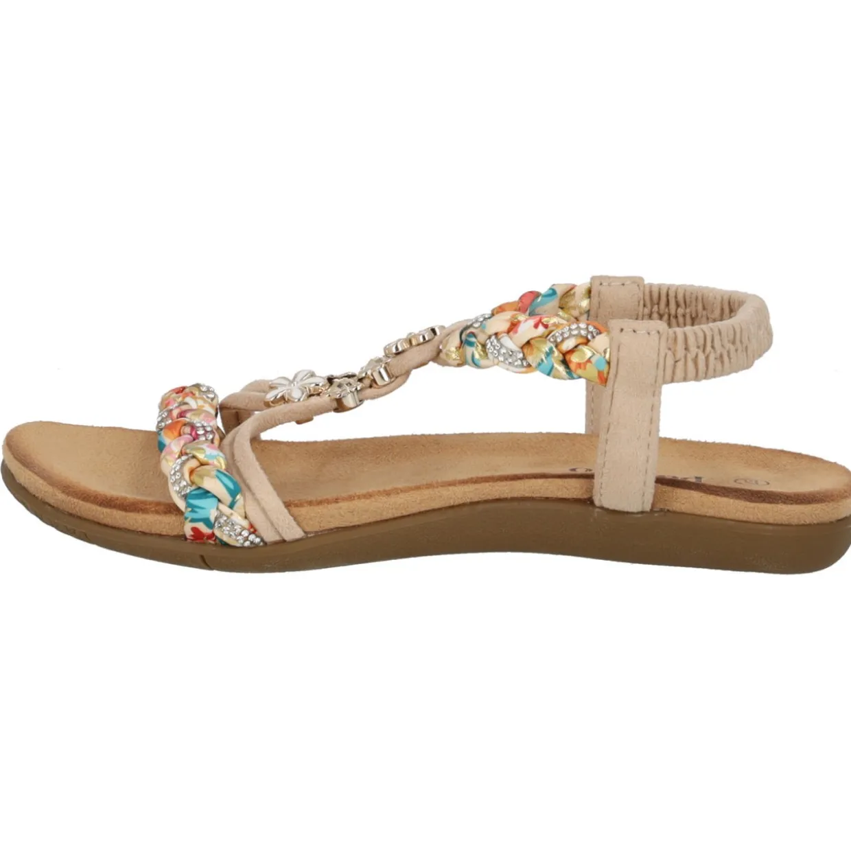 Palado Ninralla, Riemchensandalen, Damen, Beige