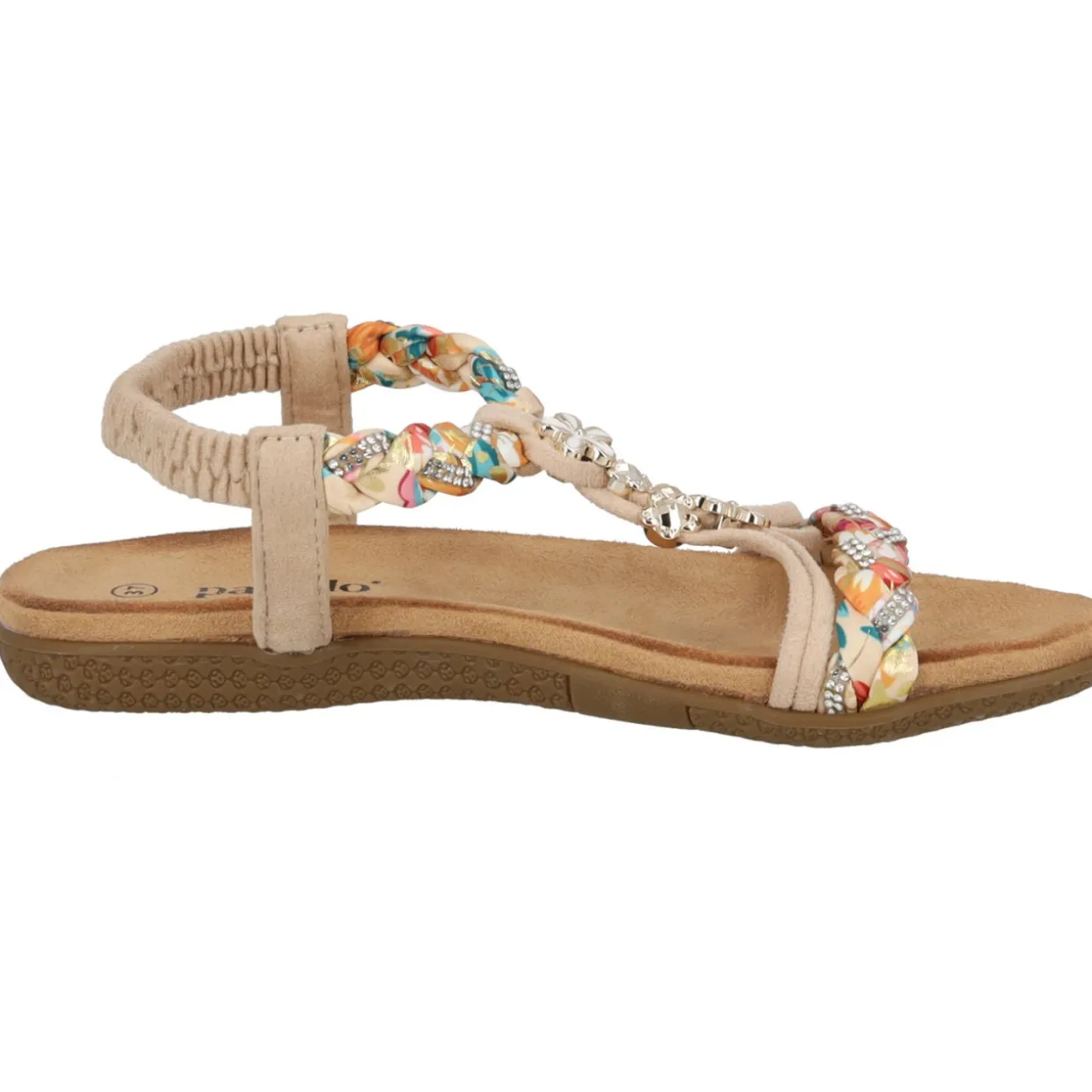 Palado Ninralla, Riemchensandalen, Damen, Beige