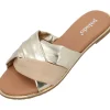 Palado Okora, Pantoletten & Badeschuhe, Damen, Gold Metallic