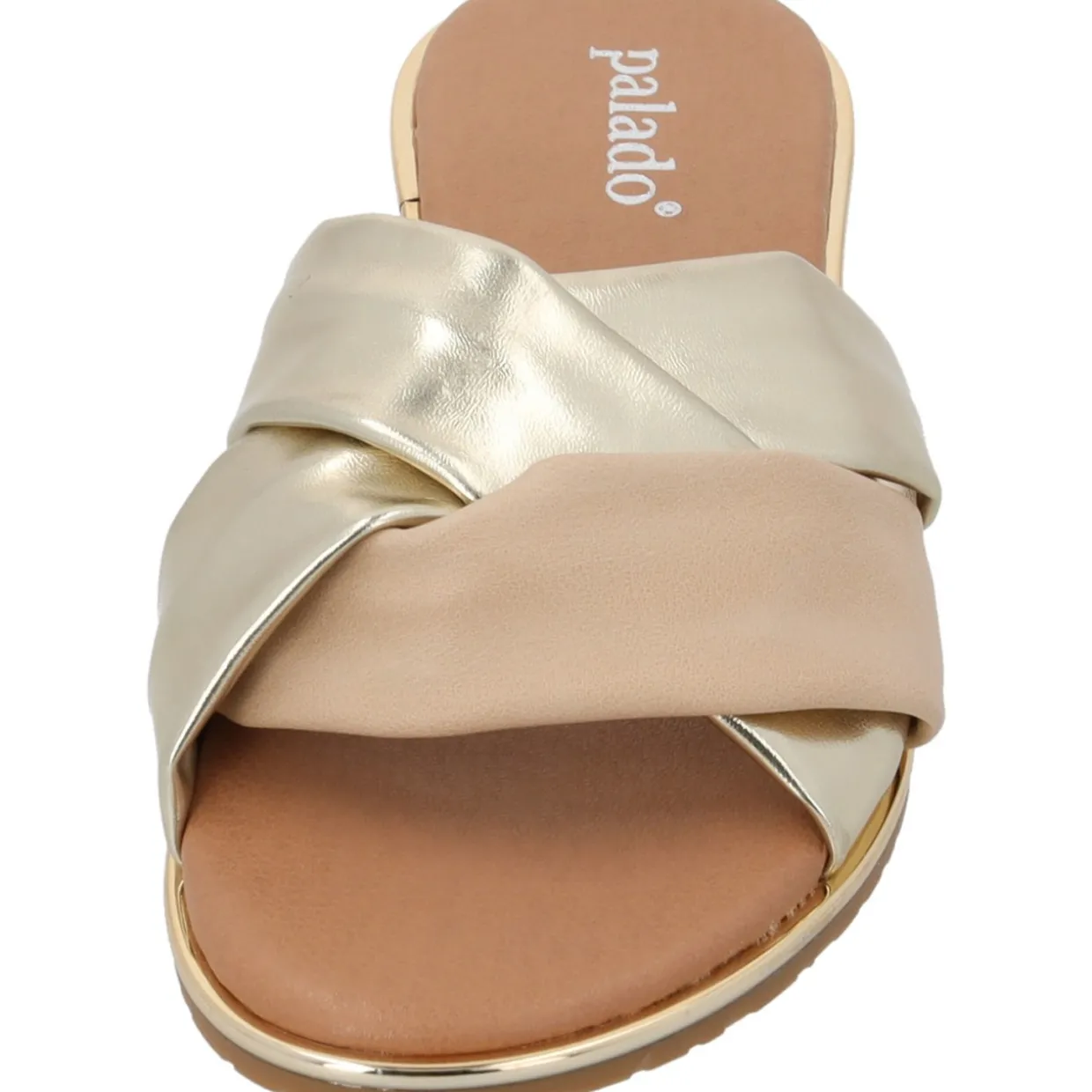 Palado Okora, Pantoletten & Badeschuhe, Damen, Gold Metallic