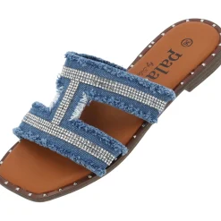 Palado Otina by Sila Sahin, Pantoletten, Damen, Jeansblau