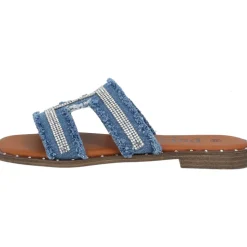 Palado Otina by Sila Sahin, Pantoletten, Damen, Jeansblau