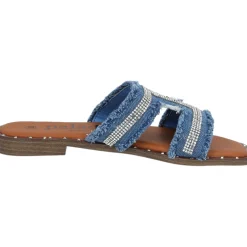Palado Otina by Sila Sahin, Pantoletten, Damen, Jeansblau