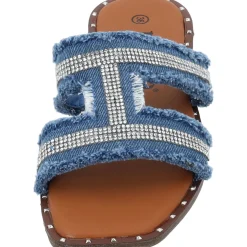 Palado Otina by Sila Sahin, Pantoletten, Damen, Jeansblau