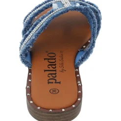 Palado Otina by Sila Sahin, Pantoletten, Damen, Jeansblau