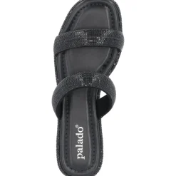 Palado Ozesa, Pantoletten & Badeschuhe, Damen, Schwarz