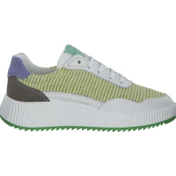 Palado PA 0034, Schnürschuhe, Damen, Weiß/Blau/Grün/Gelb