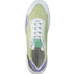 Palado PA 0034, Schnürschuhe, Damen, Weiß/Blau/Grün/Gelb