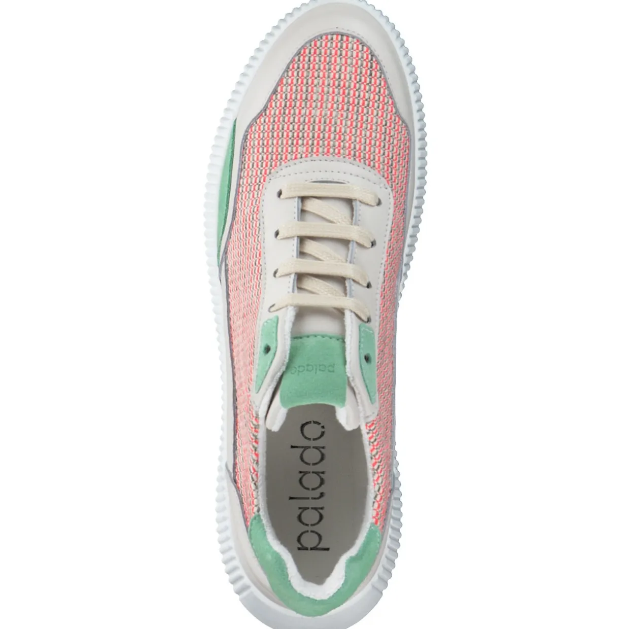 Palado PA 0034, Schnürschuhe, Damen, Beige/Orange/Grün