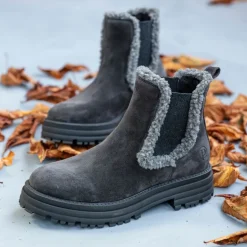 Palado Paffesi by Sila Sahin, Chelsea Boots, Damen, Grau