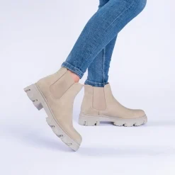 Palado Paros, Chelsea Boots, Damen, Cream/Cream