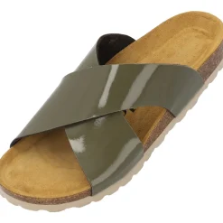 Palado Rianel, Pantoletten, Damen, Khaki Lack