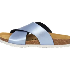 Palado Rianel, Pantoletten, Damen, Blau Metallic