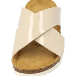 Palado Rianel, Pantoletten, Damen, Beige Lack