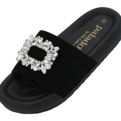 Palado Rocib by Sila Sahin, Pantoletten, Damen, Schwarz