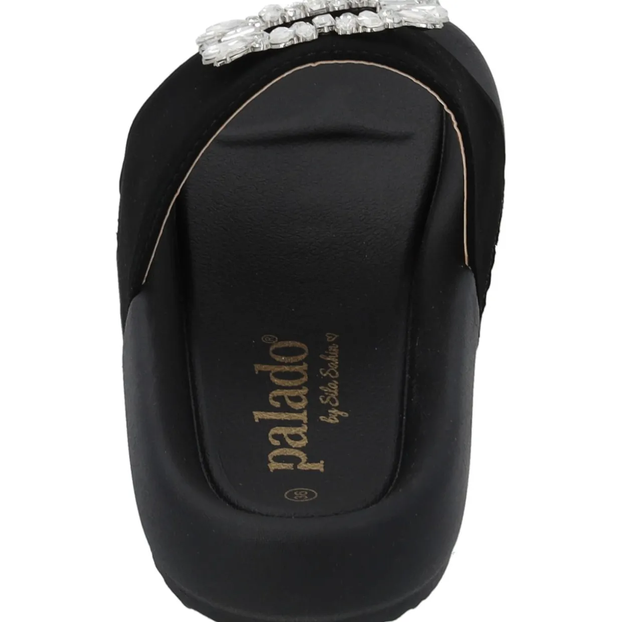 Palado Rocib by Sila Sahin, Pantoletten, Damen, Schwarz