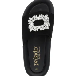 Palado Rocib by Sila Sahin, Pantoletten, Damen, Schwarz