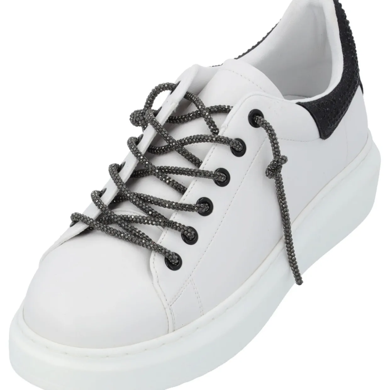 Palado Rugu by Sila Sahin, Sneakers Low, Damen, Weiß/Schwarz