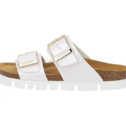 Palado Samos EGS PL, Pantoletten, Damen, Weiß Metallic