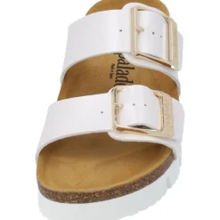 Palado Samos EGS PL, Pantoletten, Damen, Weiß Metallic