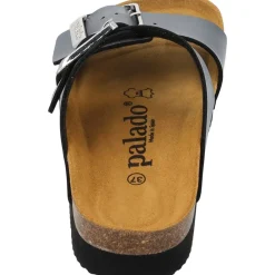Palado Samos EGS PL, Pantoletten, Damen, Anthrazit Metallic