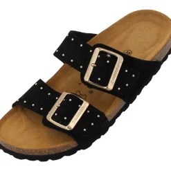 Palado Samos Glint by Sila Sahin, Pantoletten, Damen, Schwarz