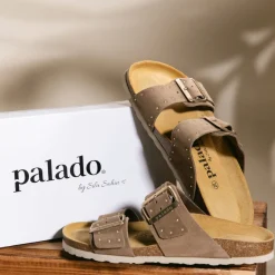 Palado Samos Glint by Sila Sahin, Pantoletten, Damen, Braun