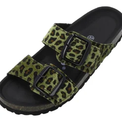 Palado Samos GS Leo, Pantoletten, Damen, Khaki