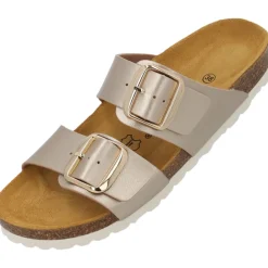 Palado Samos GS, Pantoletten, Damen, Beige Metallic