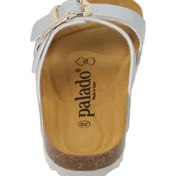 Palado Samos GS, Pantoletten, Damen, Silber Lack