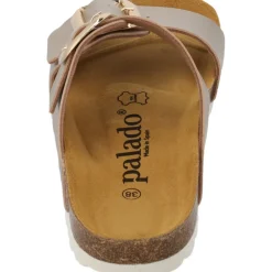 Palado Samos GS, Pantoletten, Damen, Beige Metallic