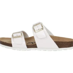 Palado Samos, Pantoletten, Damen, Lack Weiß/Gold