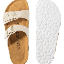 Palado Samos, Pantoletten, Damen, Lack Beige