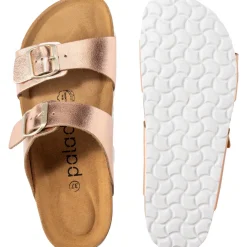 Palado Samos, Pantoletten, Damen, Metallic Rosegold