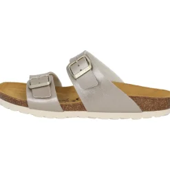Palado Samos, Pantoletten, Damen, Metallic Beige