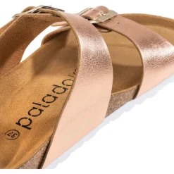 Palado Samos, Pantoletten, Damen, Metallic Rosegold