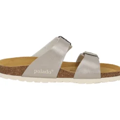 Palado Samos, Pantoletten, Damen, Metallic Beige