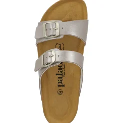 Palado Samos, Pantoletten, Damen, Metallic Beige