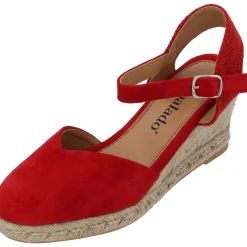 Palado Sathos, Keilsandaletten, Damen, Rot