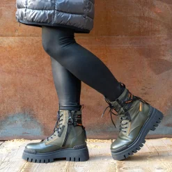 Palado Serifos, Schnürstiefel, Damen, Grün