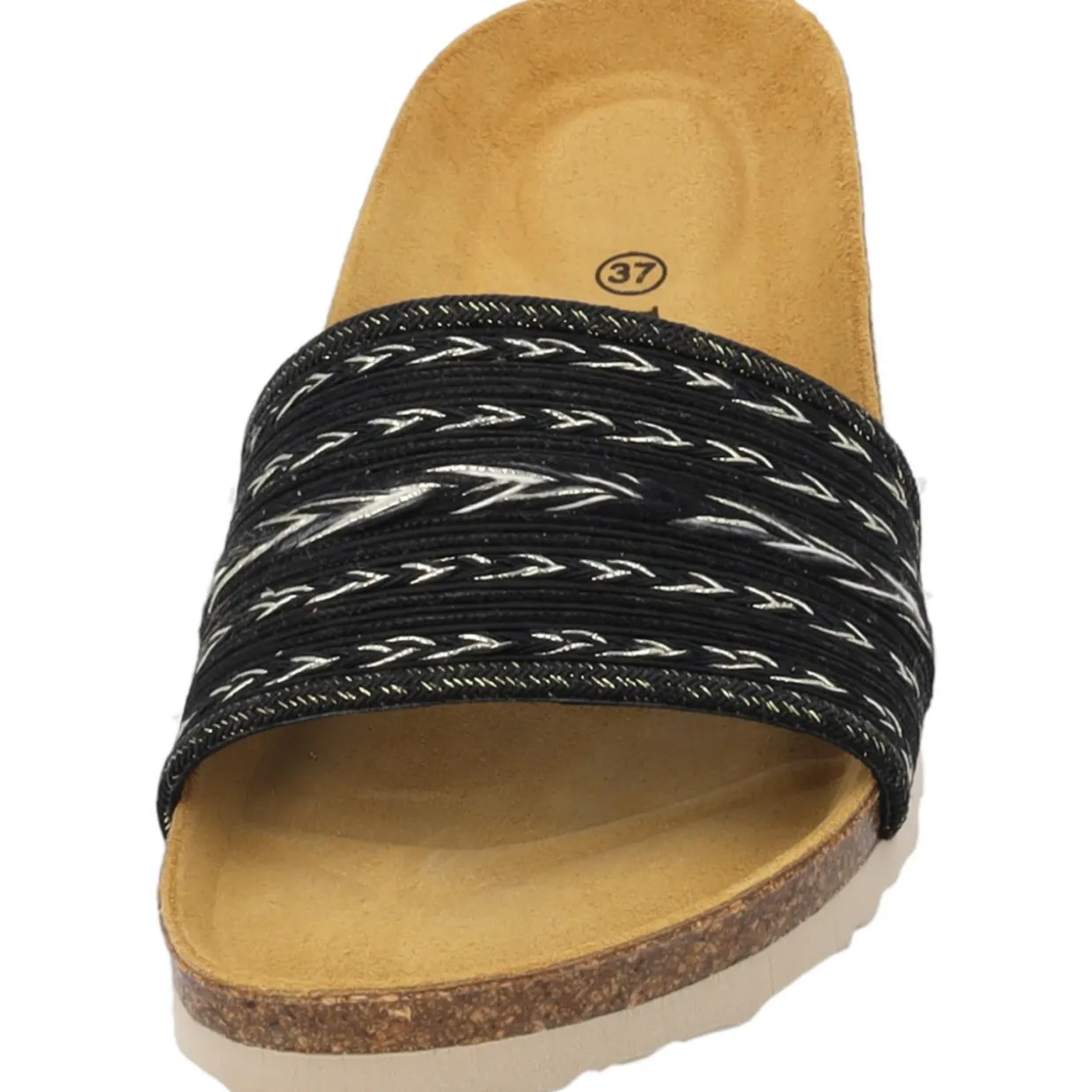 Palado Solista by Sila Sahin, Pantoletten, Damen, Schwarz/Gold