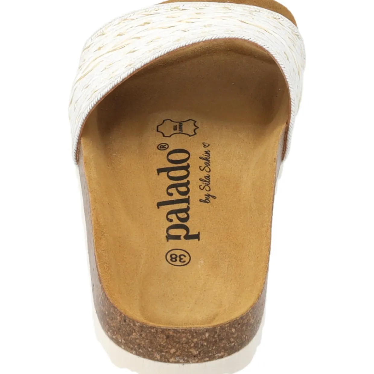 Palado Solista by Sila Sahin, Pantoletten, Damen, Weiß/Gold