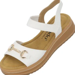 Palado Stamelos by Sila Sahin, Riemchensandalen, Damen, Weiß