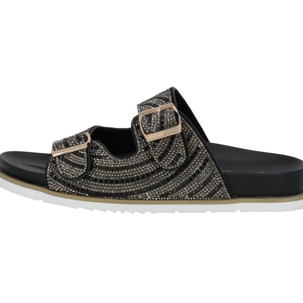 Palado Tegma by Sila Sahin, Plateau-Pantoletten, Damen, Schwarz