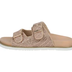 Palado Tegma by Sila Sahin, Plateau-Pantoletten, Damen, Rosegold