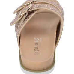 Palado Tegma by Sila Sahin, Plateau-Pantoletten, Damen, Rosegold