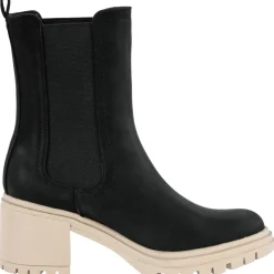 Palado Thasos 018-1401, Chelsea Boots, Damen, Schwarz/Cream